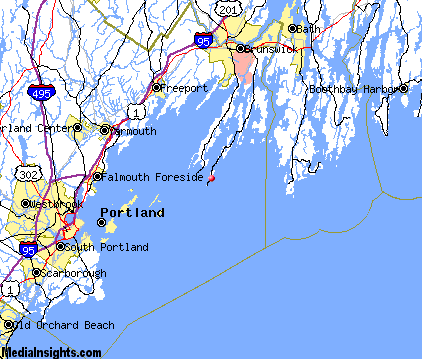 Bailey Island Maine Map Bailey Island Vacation Rentals, Hotels, Weather, Map And Attractions
