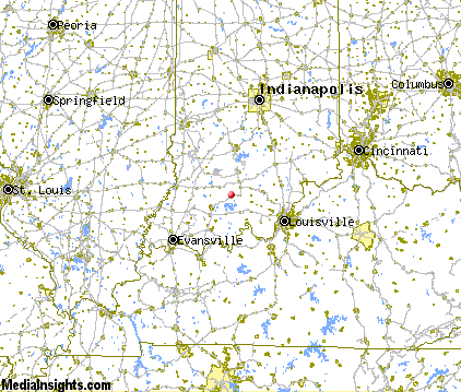 lick map indiana French