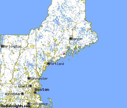 rockport warren thomaston maine map maps each enlarge thumbnail county